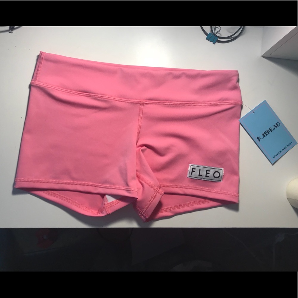 Pink Fleo Shorts (New With Tags)